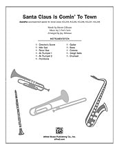 Santa Claus Is Comin' to Town Instrumental Parts choral sheet music cover Thumbnail